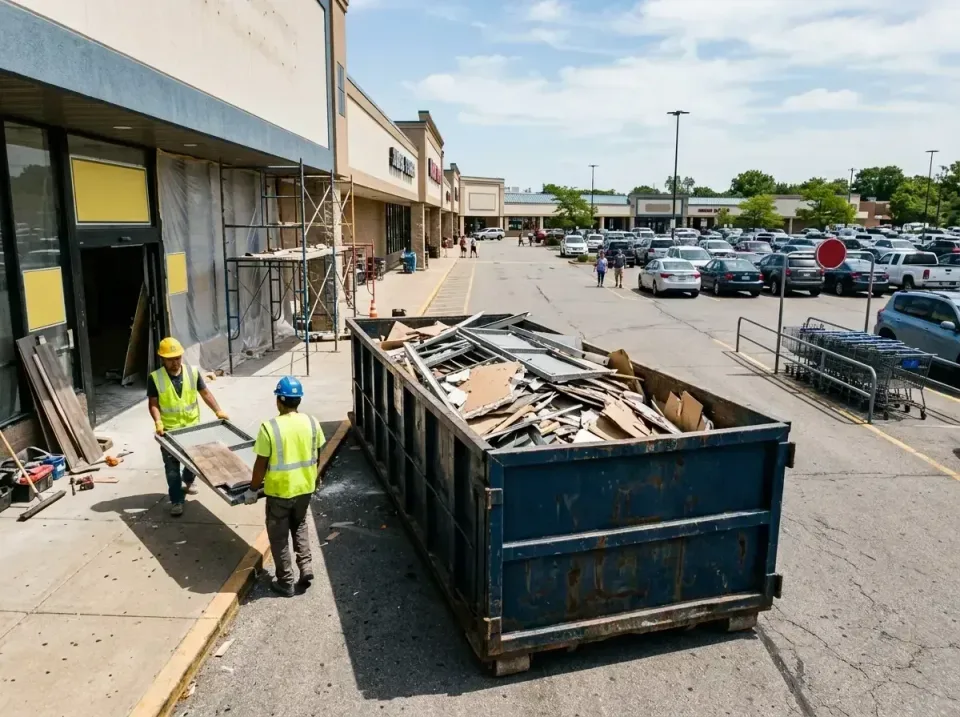 retail-store-renovation-debris-003 — frequently asked questions, Roll-off Dumpster Rentals in Manistee, MI